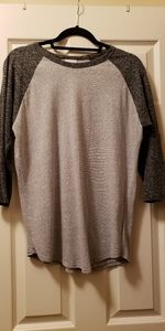 Large Lularoe two tone gray Randy.